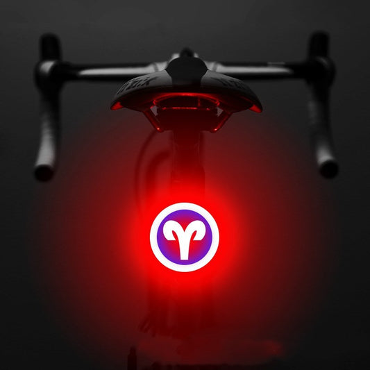 Luz de Sensor de freno automático inteligente de bicicleta impermeable LED recargable luz trasera